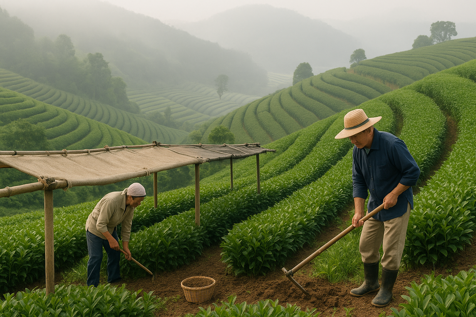 Sustainable tea farming practices
